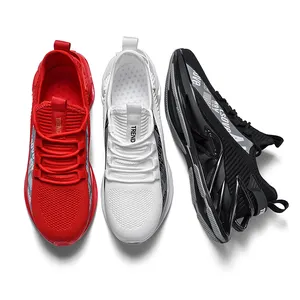 Oem Odm yeni tasarım yürüyüş tarzı ayakkabı koşu erkekler örgü ayakkabı Sneakers bıçak ayakkabı özel Logo erkek koşu bıçak ayakkabı