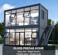 Maisons conteneurs pliables personnalisées de luxe, style moderne, double étage, modulaires, en acier, vente en gros, bon prix