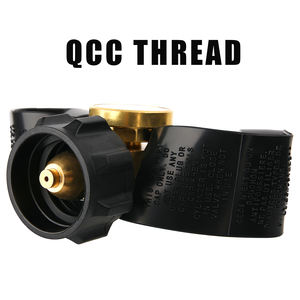 Kit de Conexão para Tanque de Propano Duplo, Adaptador Divisor em Y para Tanque de Propano com Medidor, Medidor de Pressão de Gás GLP para Trailer e Motorhome - Product Image 2