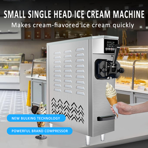 Mini máquina automática de helados de un solo cabezal de uso comercial directo de fábrica, nuevo servicio suave para <span class=keywords><strong>restaurante</strong></span>, materia prima de fruta hecha - Product Image 2