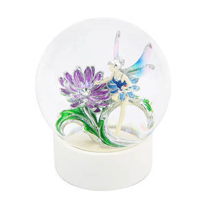 Wholesale Resin Hope Fairy Water Globe/Snow Globe Hand-painted Sculpture Custom <b>Valentine</b> Gift - Product Image 1