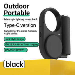 Nuevos Modelos de Linterna de Emergencia para Exteriores de 5000 mAh, Banco de Energía Portátil con Cable Telescópico para Teléfonos Móviles y Smartphones - Product Image 4