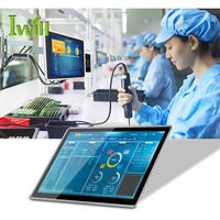 PC industriel sans ventilateur de 15 pouces avec écran tactile capacitif, support de montage VESA, ordinateur embarqué I5 en stock