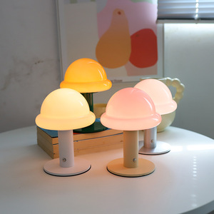 <span class=keywords><strong>Veilleuse</strong></span> rechargeable en forme de champignon en verre Lumière décorative sur le thème Instagram par un blogueur coréen - Product Image 5