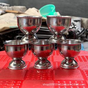 Xinxiang – ensemble de 3 coupelles à œufs en acier inoxydable, porte-œufs de cuisine pour le service du petit-déjeuner - Product Image 3