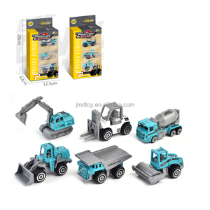 1:64 Mini roues de voiture en alliage moulé sous pression Jouets miniatures de voiture Excavator Dump Metal Vehicle Toys - Product Image 2