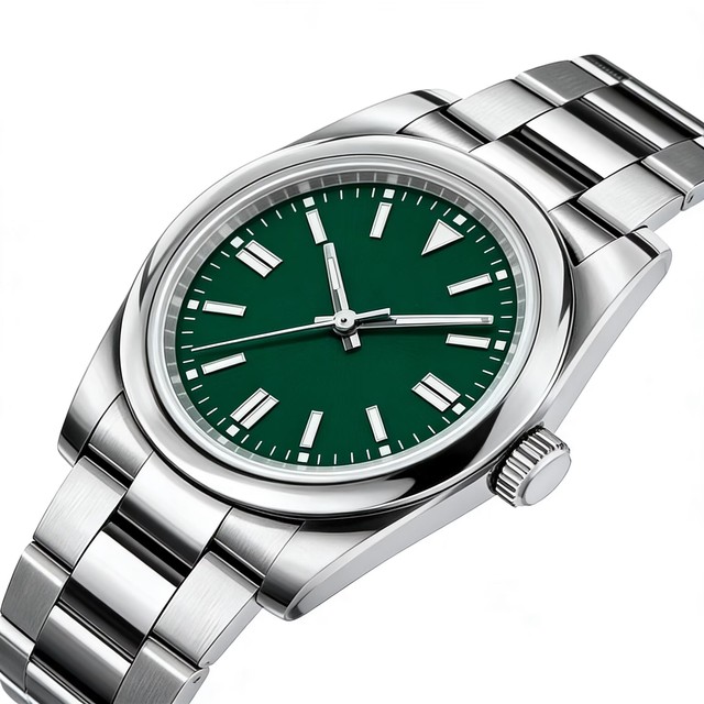 39mm No logo Watch With seiko NH35 Movement Bezel Style Automatic Mechanical Wrist Watches 100M