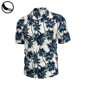 เสื้อเชิ้ตพิมพ์ลายดิจิตอลโพลีเอสเตอร์แฟชั่นชายหาดกอล์ฟ ติดกระดุม สไตล์เรยอน ขายส่ง เสื้อฮาวายพิมพ์ลายตามสั่งสำหรับผู้ชาย - Product Image 5