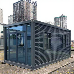 Casa Contenedor Prefabricada Moderna <span class=keywords><strong>Blanca</strong></span>, Fabricada en Acero Galvanizado, Ignífuga, Transpirable y Ecológica, para Oficina, Sala de Estar y Cocina - Product Image 1