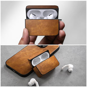 Étui <span class=keywords><strong>de</strong></span> téléphone et ensemble d'accessoires en cuir PU <span class=keywords><strong>de</strong></span> <span class=keywords><strong>marque</strong></span> personnalisée pour iPhone 14 15 16 Pro Max porte-carte <span class=keywords><strong>de</strong></span> bracelet <span class=keywords><strong>de</strong></span> montre pour sac <span class=keywords><strong>Airpods</strong></span> - Product Image 4