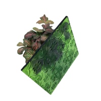 Vidrio Figurado Tejido Transparente de 4mm, 5mm, 6mm en Bronce y Gris con Tamaño Opcional para Ventanas y Puertas