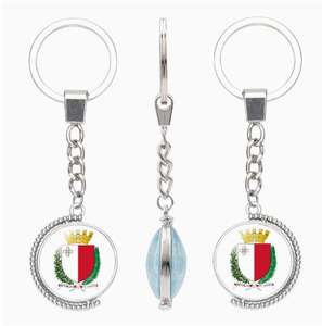 Porte-clés rotatif double face avec drapeau autrichien et <span class=keywords><strong>armoiries</strong></span> nationales, accessoire créatif - Product Image 5