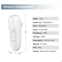 Diffuseur d'huiles essentielles Dermey Luxury Smart Control, design innovant, fonctionne avec une prise secteur, pour usage domestique et commercial.