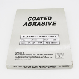 Papier abrasif en carbure de silicium de qualité supérieure |   Imperméable et adapté à une utilisation à sec |   Gamme complète de grains 40-2000 |   Pour la réparation du bois, du métal et des automobiles - Product Image 2