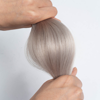 Invisible Mince pour Genius Trame Vierge Crue Extensions de Cheveux Humains Couleur Claire Naturel Russe Remy Cheveux Haute Qualité Trame Cabello