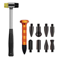 Kit Profesional de Reparación de Abolladuras de Automóviles, Herramientas para Eliminar Abolladuras sin Pintura, Extractor de Abolladuras, Reparación de Carrocería, Hecho de Aluminio