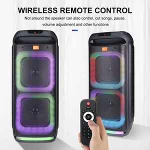 Zqs8281 Loa Không Dây Xách Tay DJ Loa Chuyên Nghiệp Lớn Power30w Đảng Loa Với 2Pcs Không Dây Mic - Product Image 4