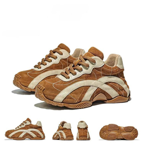 Zapatillas Chunky de Cuero Genuino para Hombre Yearning (Colección Primavera/Otoño) Diseño Retro-Contemporáneo Premium de Grano Completo (3-5cm) - Product Image 2
