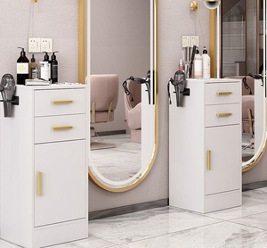 Equipo de peluquería, cajones de <span class=keywords><strong>3</strong></span> capas, carrito de salón, soporte de herramientas calientes, armario de peluquería, carrito de ruedas para barbería, cortes de pelo - Product Image 6