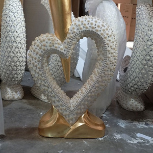 Vase à fleurs blanche décorative pour mariage, grande taille, style moderne, personnalisé, décoration de la maison, perle - Product Image 3