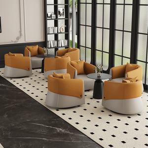 Canapé de détente individuel de luxe moderne - Cuir écologique et durable pour hôtels, centres commerciaux, bureaux et salles d'attente commerciales - Product Image 5