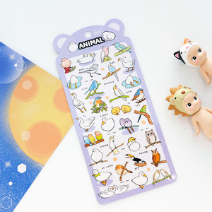 สติกเกอร์ <span class=keywords><strong>PVC</strong></span> ลายสัตว์เลี้ยง สุนัข แมว สุนัขจิ้งจอก กระรอก แพนด้า <span class=keywords><strong>นก</strong></span> แบบเลเซอร์วิบวับ <span class=keywords><strong>กัน</strong></span>น้ำ สำหรับตกแต่งสมุดแพลนเนอร์ - Product Image 6