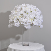 Nuevas Bolas de Flores para Decoración de Bodas, Mesa de Comedor, Escenario, Sala de Exposiciones, Bolas de Flores Simuladas, Fondo de Flores