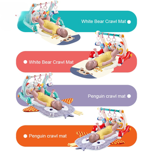 Nouveau tapis d'éveil 4 en 1 pour bébé avec piano à pédales, activités ludiques, tapis de fitness, jouets pour nourrissons, tapis de jeu, ensembles de poussettes pour bébés - Product Image 3