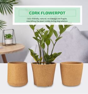 <span class=keywords><strong>Maceta</strong></span> de corcho para plantas, Cubo de flores personalizado, termoformado, a rayas - Product Image 5