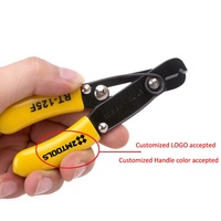 Mini pince à dénuder réglable de 5 "et pince coupante pour sertir et serrer les câbles