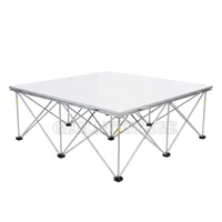 Scène de spectacle portable en aluminium 1M x 1M, scène intelligente, scène connectée