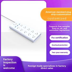 לוח חשמל אמריקאי מותאם אישית לסיטונאות עם הגנה מפני ברקים, שקעי <span class=keywords><strong>USB</strong></span>, 15A, מתח מומלץ 125V,  רב מכר - Product Image 6