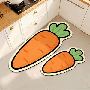 Cute Pumpkin Shape <b>Kitchen</b> <b>Mat</b> Diatomaceous Earth Non Slip Absorbent Floor Rug For <b>Kitchen</b> Bathroom Entryway - Product Image 5