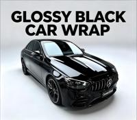 Vinilo Adhesivo Negro Brillante 3M para Coches, Película de Vinilo para Cambiar el Color del Coche, Fácil de Instalar, Rollos de Vinilo para Coche, Negro Brillante
