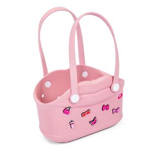 Baiser mode dernier EVA plage sac fourre-tout grande capacité étanche PVC ouvert conception impression lettre arc pour Camping en plein air voyage - Product Image 1