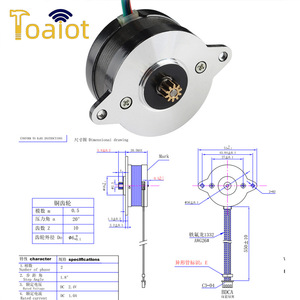 Kit de moteur pas à pas Micron 6x42mm 36mm 0,5Nm de couple, axe de 5mm pour imprimante 3D - Product Image 3