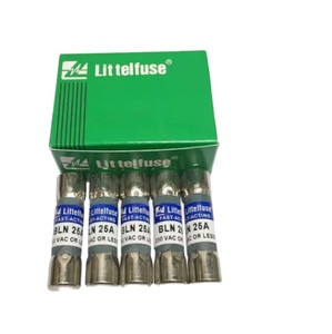 Offre Spéciale : Lot de 10 fusibles Littelfuse <span class=keywords><strong>BLN</strong></span> 1A 2A 3A 5A 6A 8A 10A 12A 15A 20A 25A 30A 250V, fusibles américains 10*38. 25A 250V - Product Image 1