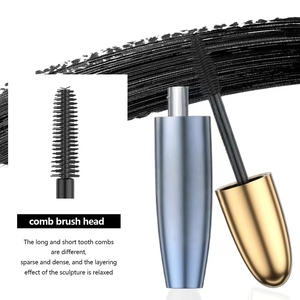 Mascara professionnel amélioré 5D à fibres bouclantes, waterproof, épaississant, allongeant, tenue 24H, sans bavures - Product Image 4