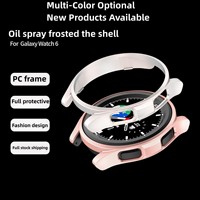 Nouvelle coque de protection antichoc en PC ajourée avec motif pour montre Samsung Classic Watch 6 43mm 47mm, étui pour montre connectée