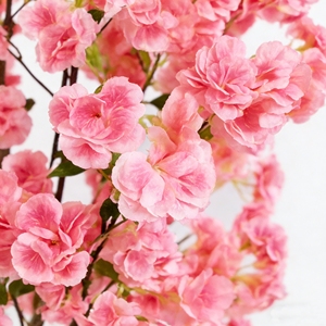 Arbre artificiel à fleurs de <span class=keywords><strong>cerisier</strong></span>, plante artificielle <span class=keywords><strong>Sakura</strong></span> en pot, bonsaï pour la décoration intérieure de la maison et des mariages - Product Image 2