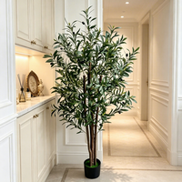 Articles de décoration moderne pour la maison, faux oliviers en pot, plantes artificielles en tissu, décoration pour événements, fêtes, Pâques, mariages, cadeaux de Noël