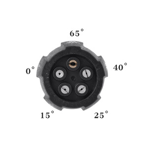 Pistolet de lavage haute pression 80 bars bleu 5-en-1 avec buse à jet éventail pour voiture, jardin et usage domestique - Product Image 3