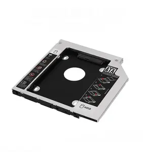 Универсальный отсек для 2-го жесткого диска SATA-SATA, 9,5 мм, 12,7 мм, 2,5-дюймовый корпус для твердотельного накопителя, корпус жесткого диска для ноутбука, оптический отсек ODD Optibay