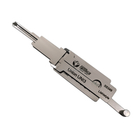 Cilindros de Cerradura Lishi Style 2 en 1 SS349 Union Lock UNI3, Decodificador y Herramienta de Apertura 2 en 1