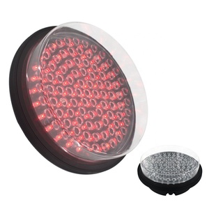 Module de feux de signalisation LED 200 mm (8 pouces) rouge, jaune, vert, lentille transparente, lampe de feux de signalisation - Vente en gros - Product Image 1