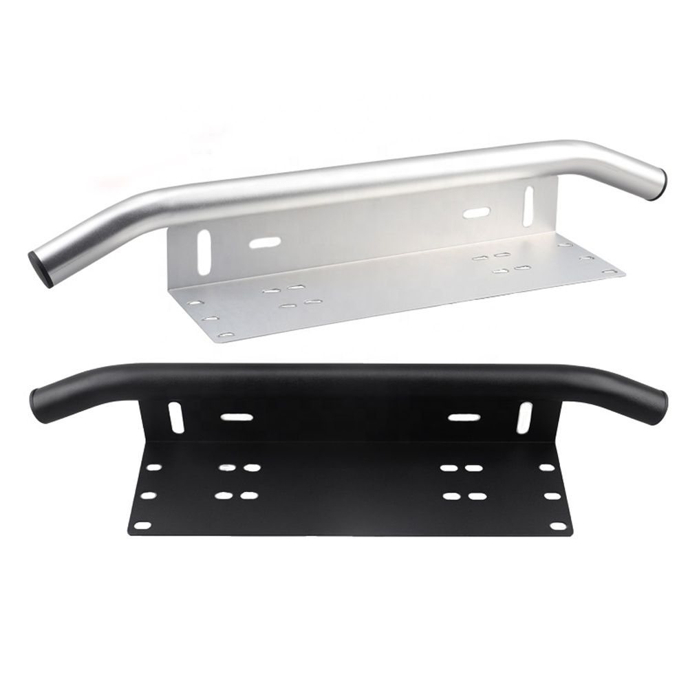 Рамка для номерного знака автомобиля, Светодиодная панель рабочего освещения, крепежные кронштейны, бампер, держатель для внедорожника, универсальные автомобильные аксессуары