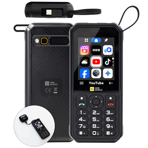 Téléphones portables robustes 4G à clavier RTS AGM M11 avec batterie externe 4000 mAh, Type-C, point d'accès Wi-Fi, <span class=keywords><strong>double</strong></span> SIM, lampe de poche et radio FM – Vente en gros - Product Image 1
