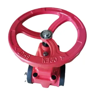 Non Rising Stem Groove Gate Valve Grooved End Resilient Wedge Gate Valve
