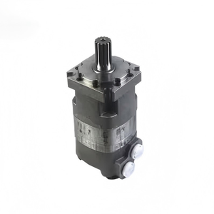 Moteur hydraulique Geroler série BMK2, cylindrée 65 cm³, en fonte, fixation 2 boulons, arbre 25 mm pour engins de construction - Product Image 4