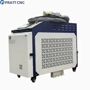 Pratt CNC High Power Fiber Laser Cleaning Machine For Metal Oil Paint Rust Removal Laser Cleaner 1kw 1.5kw 2kw
